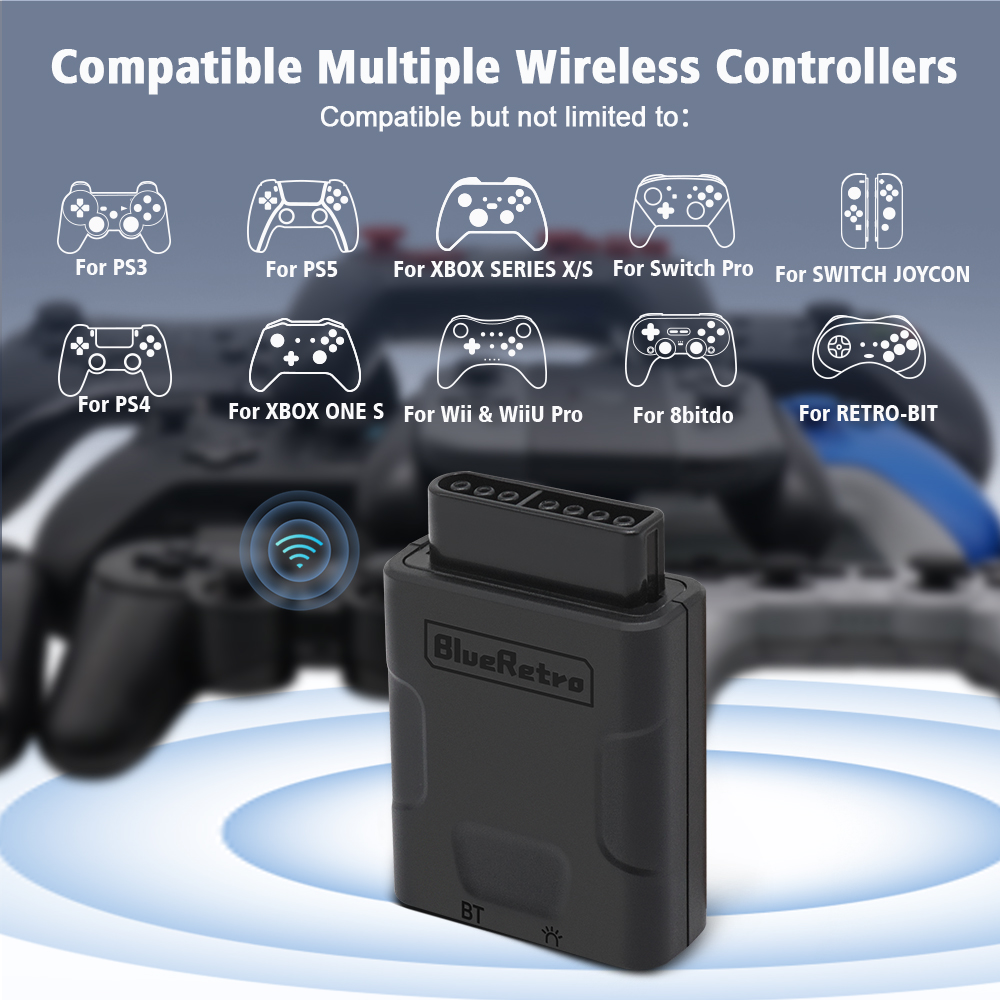 Gaming Console For Tv Xbox - Adaptor Pengontrol nirkabel Blueretro retro scaler