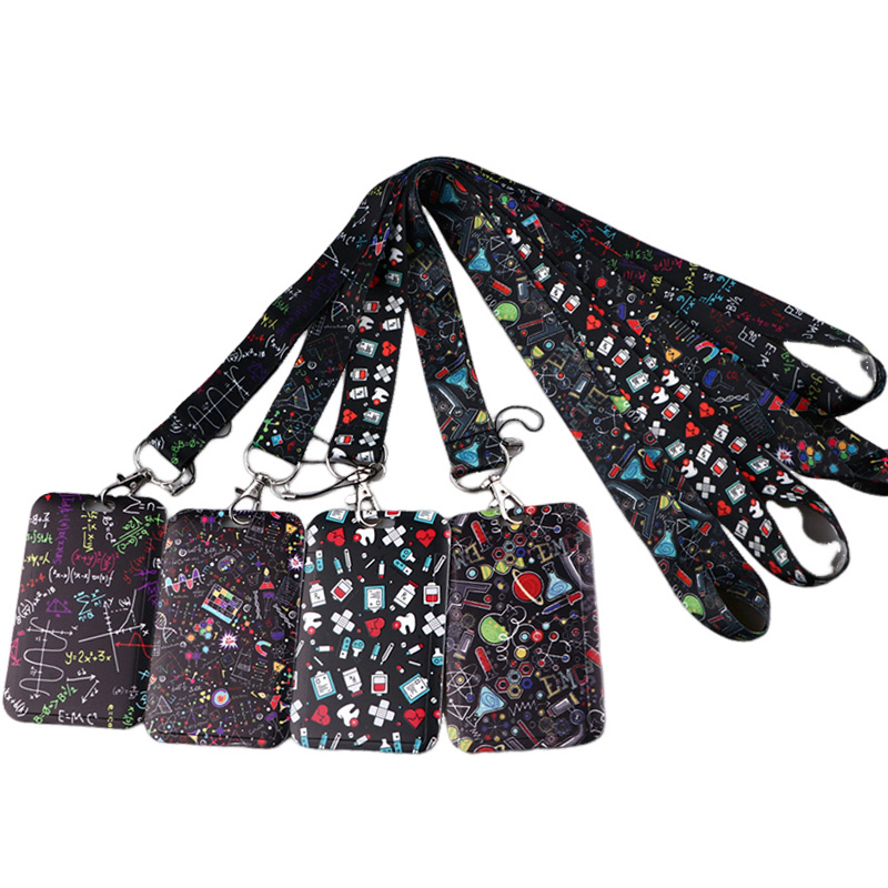 Gaming Card Holder - Kimia matematika gantungan kunci lanyard Id