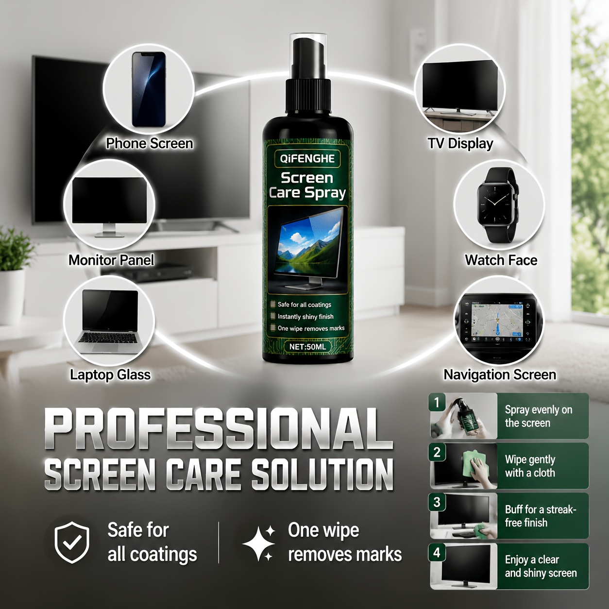 Gaming Console All - Larutan Pembersih Layar Mini Spray -