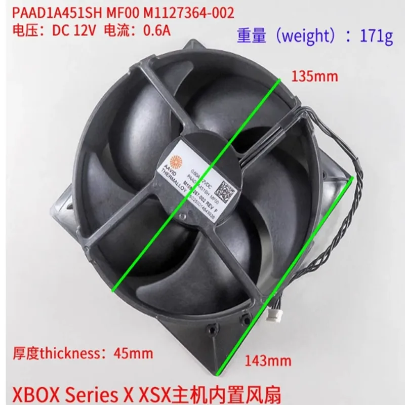 Console Cooling Fan - Kipas Pendingin Pengganti untuk Konsol Xbox