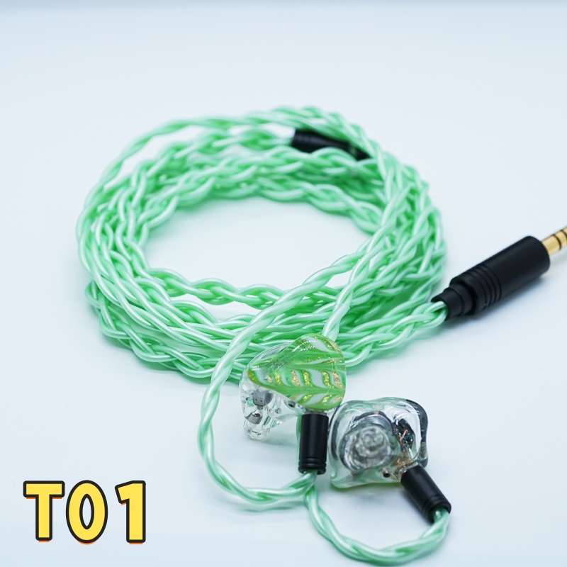 Headset Gaming Console - XINHS HIFI T01 Kabel IEM Tembaga