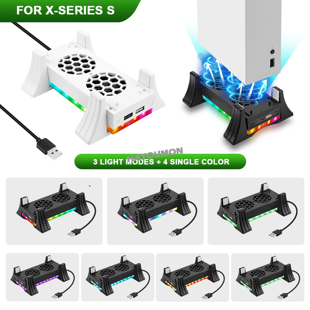 Console Cooling Fan - Kipas Pendingin Penyangga Konsol Game Putih,