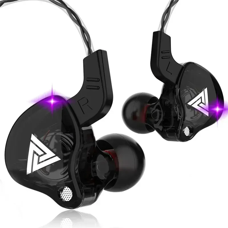 Gaming Headset Wired - QKZ AK6 Earphone balap berkabel HiFi,
