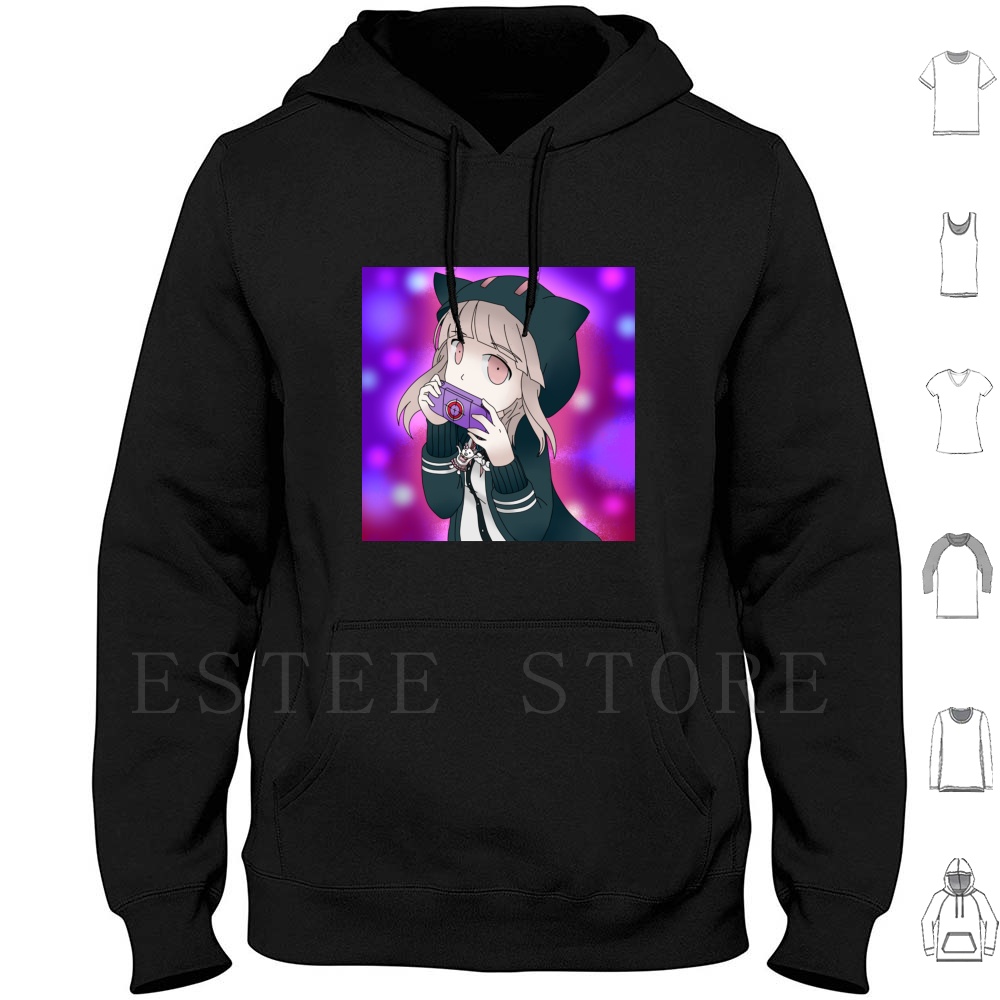 Gaming Console Keychain - Chiaki Nanami hoodie lengan panjang, Chiaki