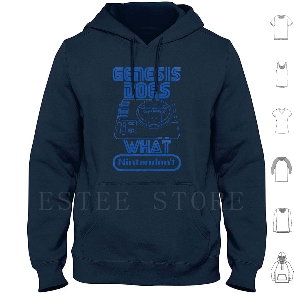 Gaming Console Old School - The Console Wars Hoodie Lengan Panjang