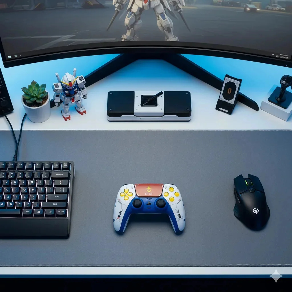 Ps5 Controller Cover - Casing Pengganti Controller PS5 Tema Mecha