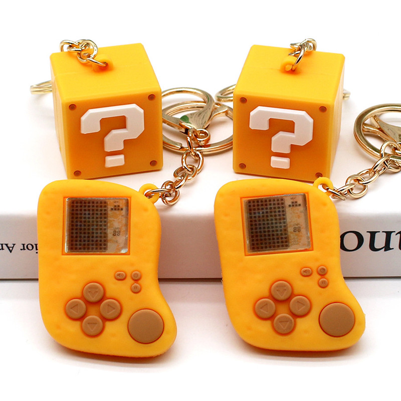 Gaming Console Keychain - Gantungan Kunci Kotak Tanda Tanya Simulasi
