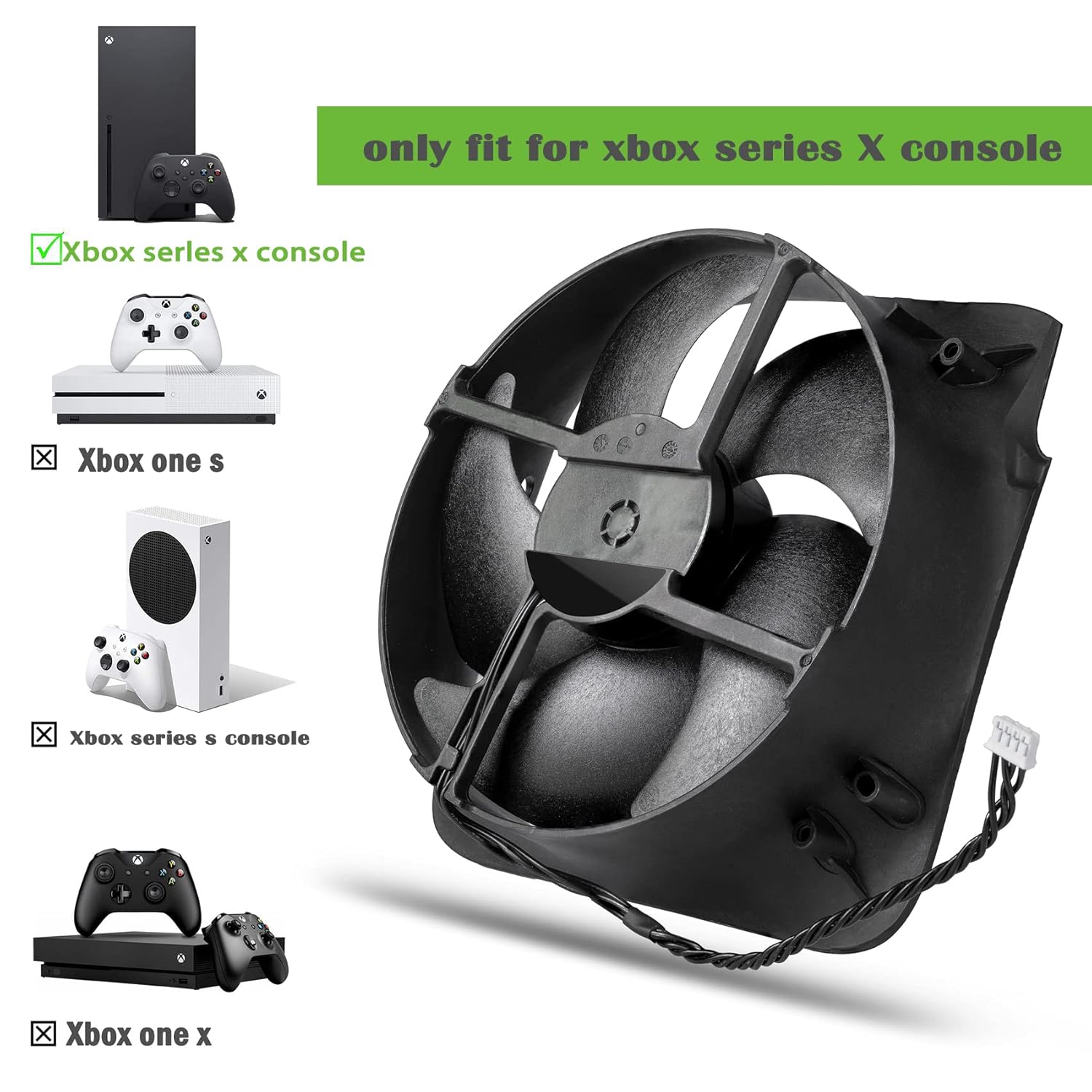 Console Cooling Fan - Penggantian Kipas Pendingin Internal untuk Konsol