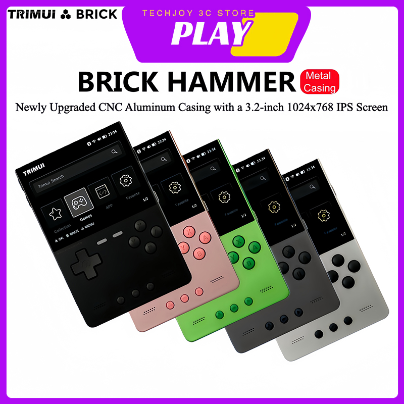 Gaming Console All - Konsol Game Genggam TRIMUI Brick Hammer