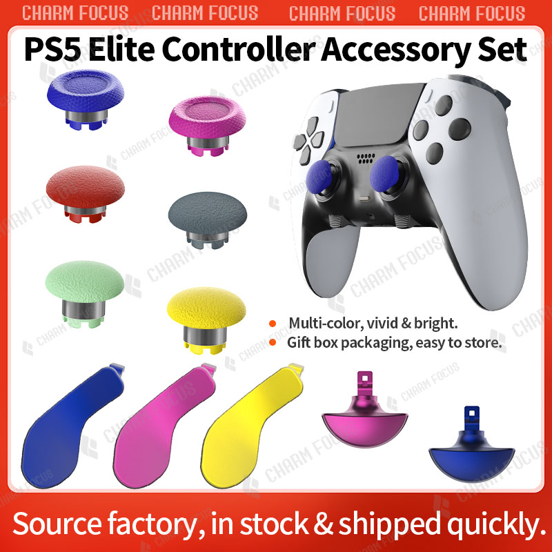 Ps5 Controller Cover - Tutup Joystick Thumbstick plastik 10-in-1 untuk