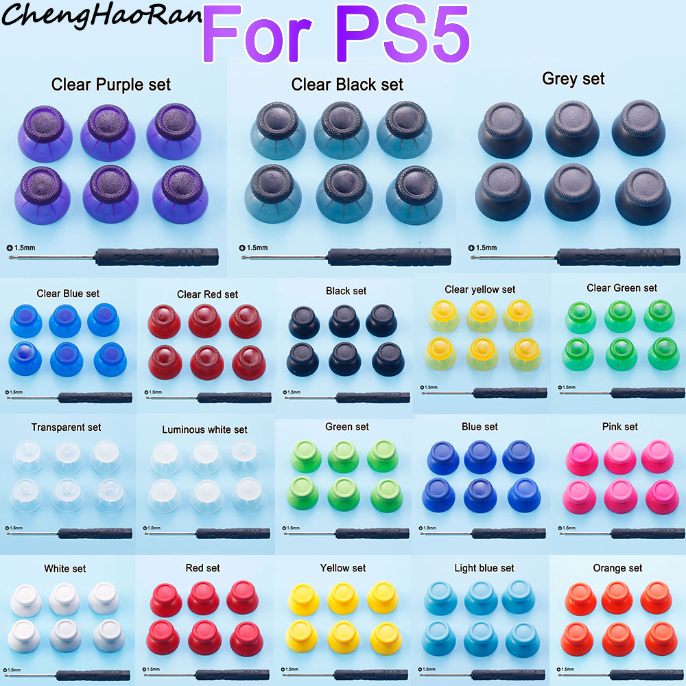 Ps5 Controller Cover - 1 set untuk PS5 Thumbstick Grip