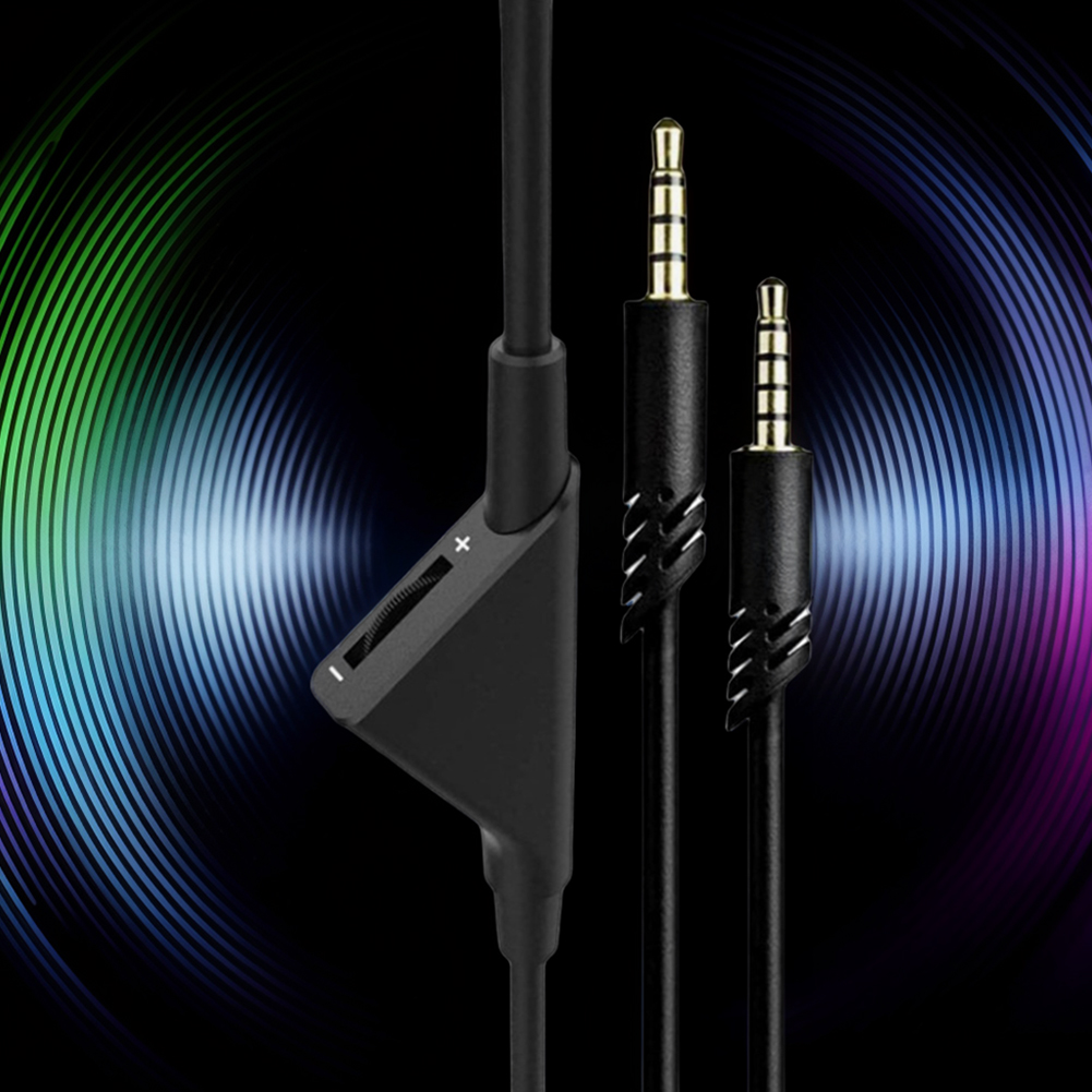 Gaming Headset Wired - Kabel Aux 2.0M/6.5 Kaki dengan Kontrol