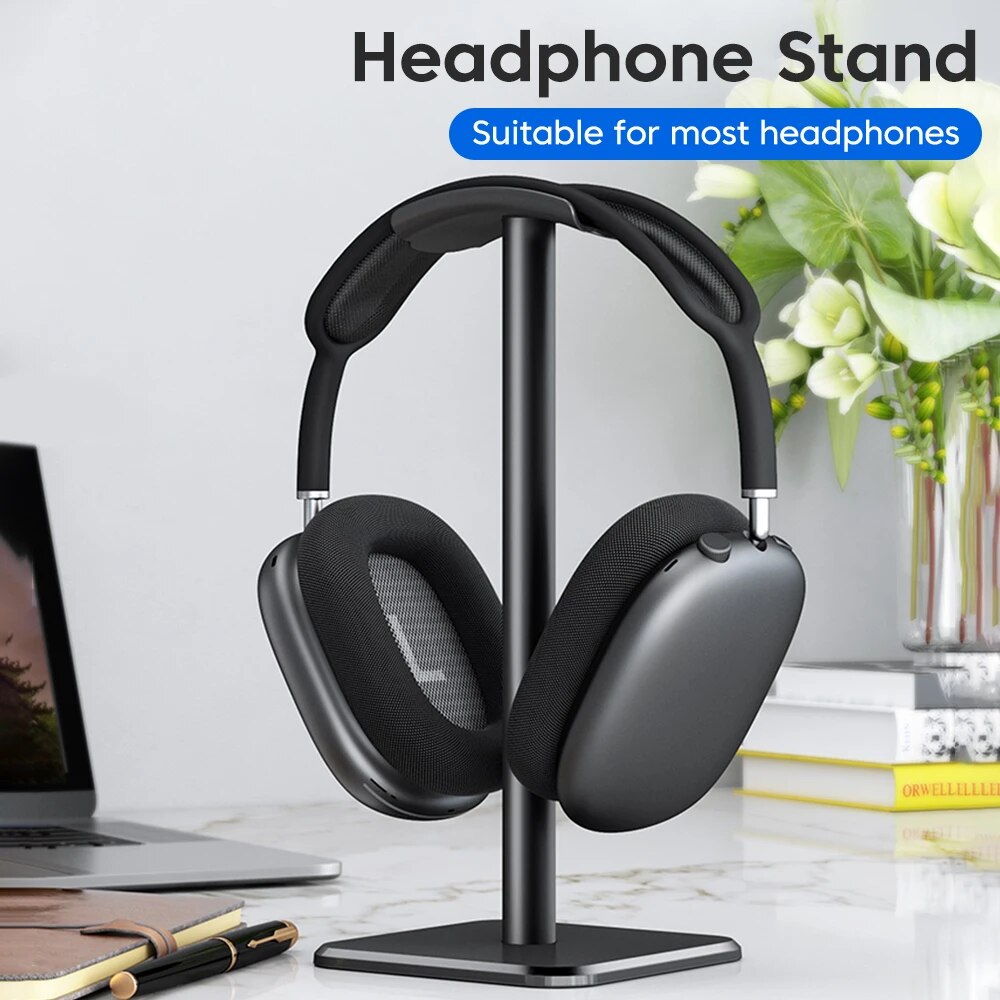 Headset Gaming Console - Dudukan Headphone Universal, Aluminuim Aloi pemegang