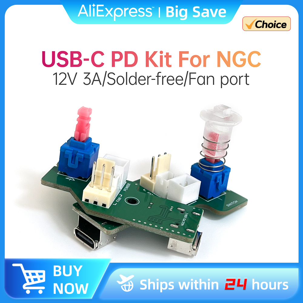 Console Cooling Fan - Kit Adaptor Daya USB Tipe C