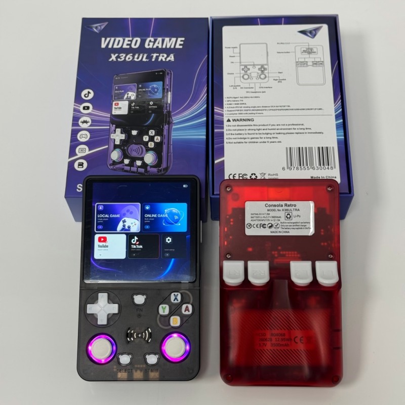 Gaming Console Online - Konsol Game Genggam X36 Ultra Android