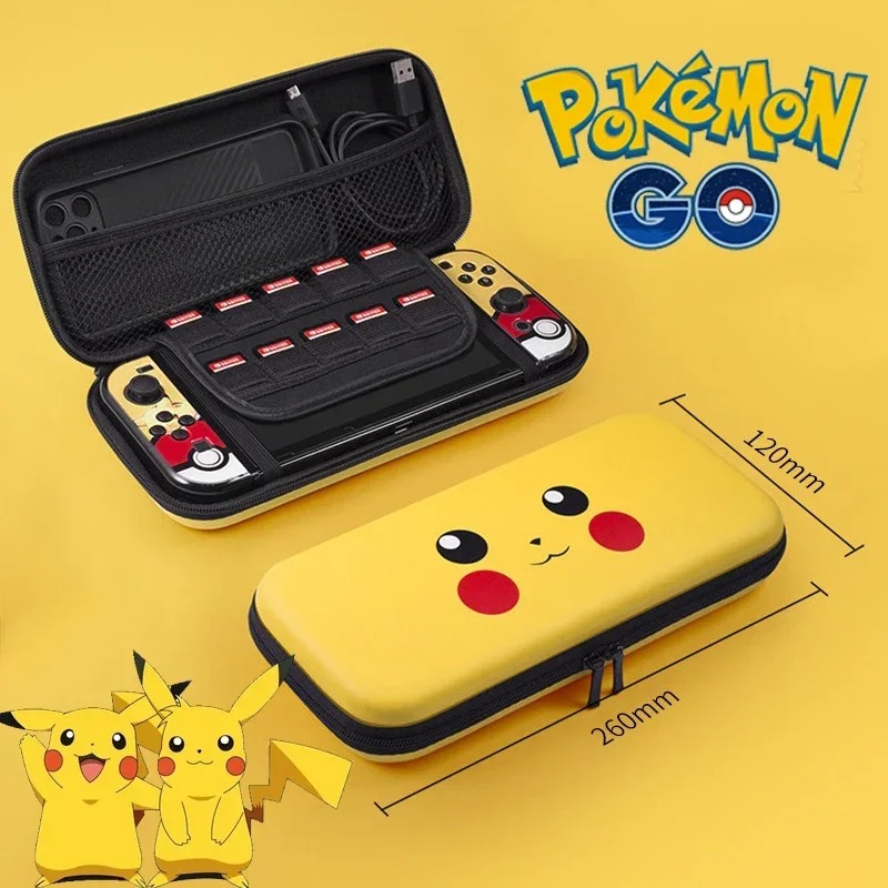 Gaming Console For Tv - Tas Penyimpanan Pokemon Pikachu untuk Konsol