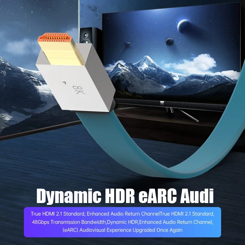 Kabel HDMI 2.1 48Gbps 8K@60Hz  - Hdmi Cable 2.1 ulasan dan harga