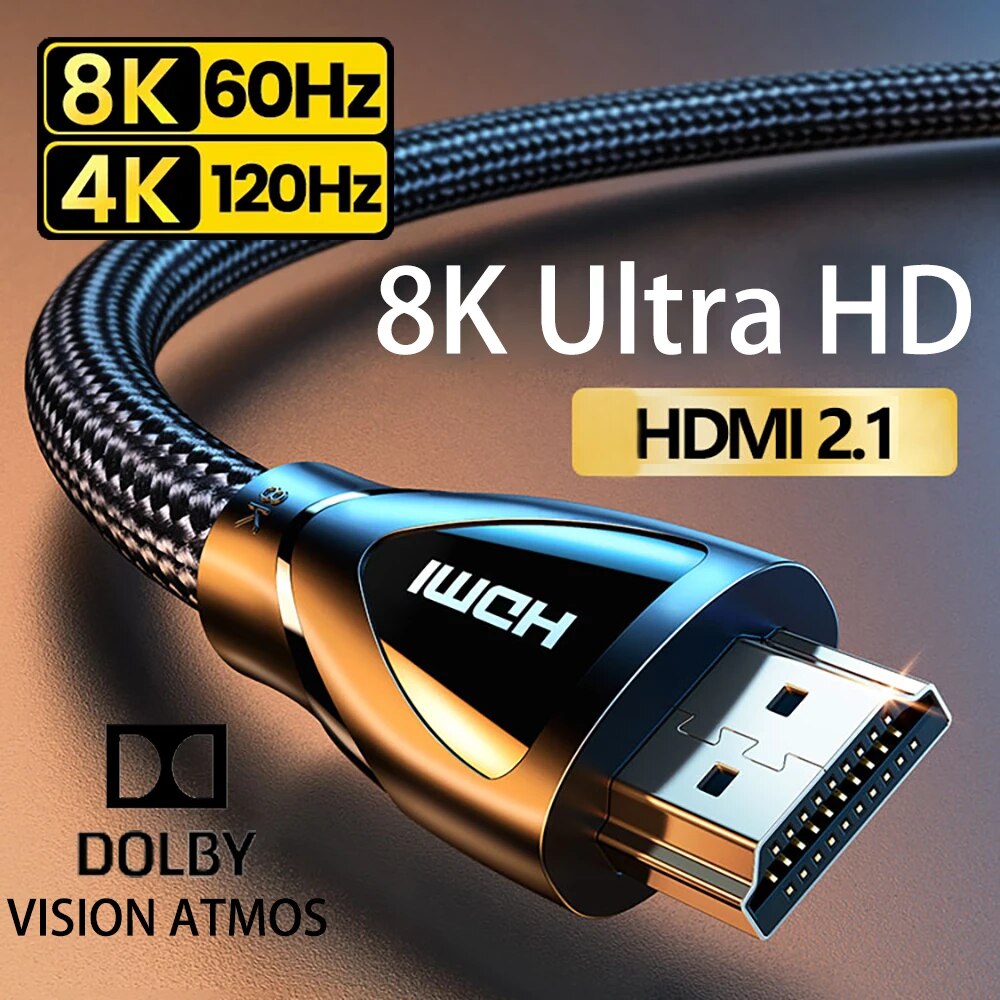 Kabel 2.1 yang kompatibel deng - Hdmi Cable 2.1 ulasan dan harga