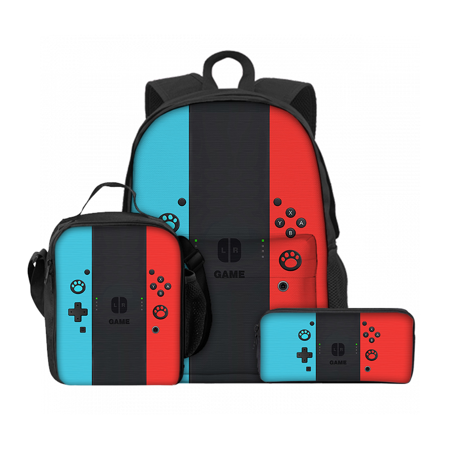 Set 3 Buah Tas Makan Siang Kon - Gaming Console For Kids ulasan dan harga