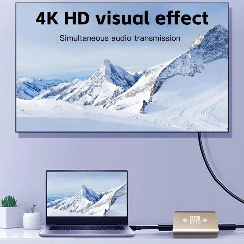 8K HDMI 2.1/2.0 kabel adaptor  - Hdmi Cable 2.1 ulasan dan harga