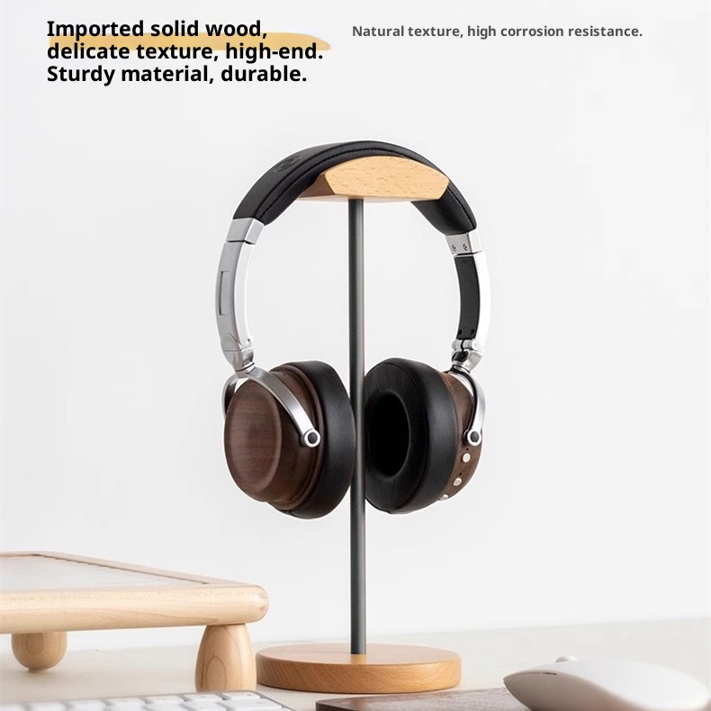 Penyangga Headphone Kayu Walnu - Headset Gaming Console ulasan dan harga