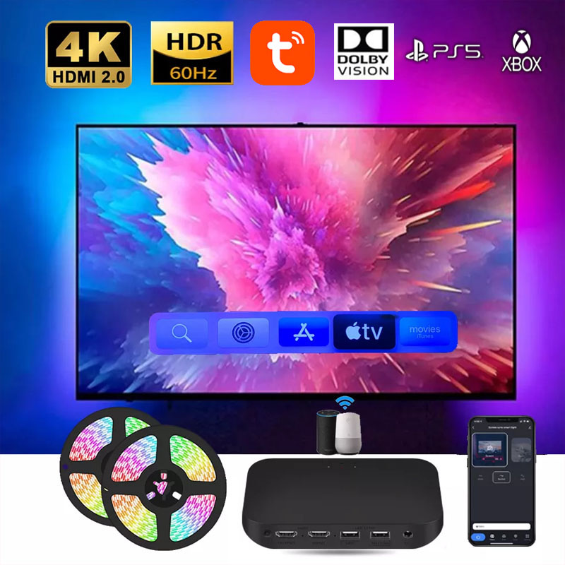 Lampu Latar Led TV Sekitar Pin - Hdmi Cable 2.1 ulasan dan harga