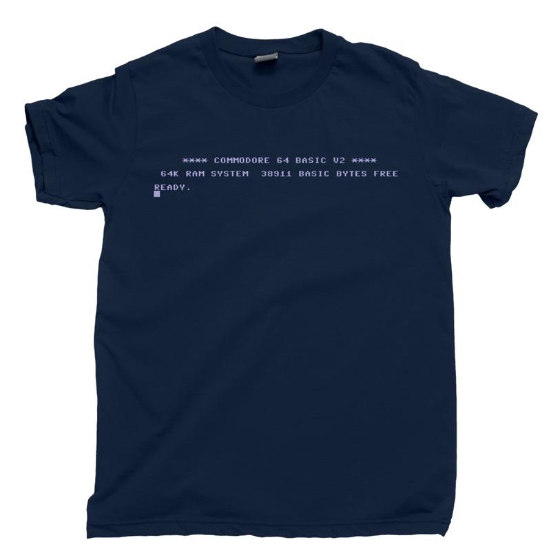C64 Boot T Shirt Commodore 128 - Gaming Console Old School ulasan dan harga