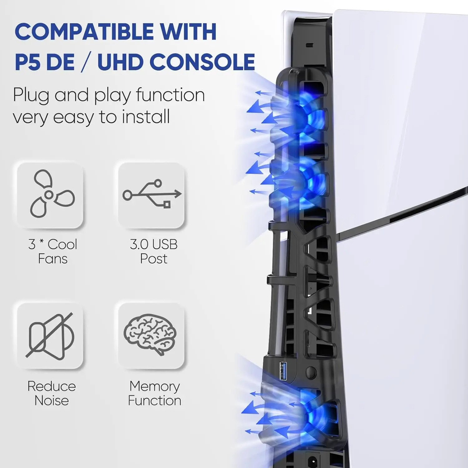 Kipas pendingin dengan 3 penga - Console Cooling Fan ulasan dan harga