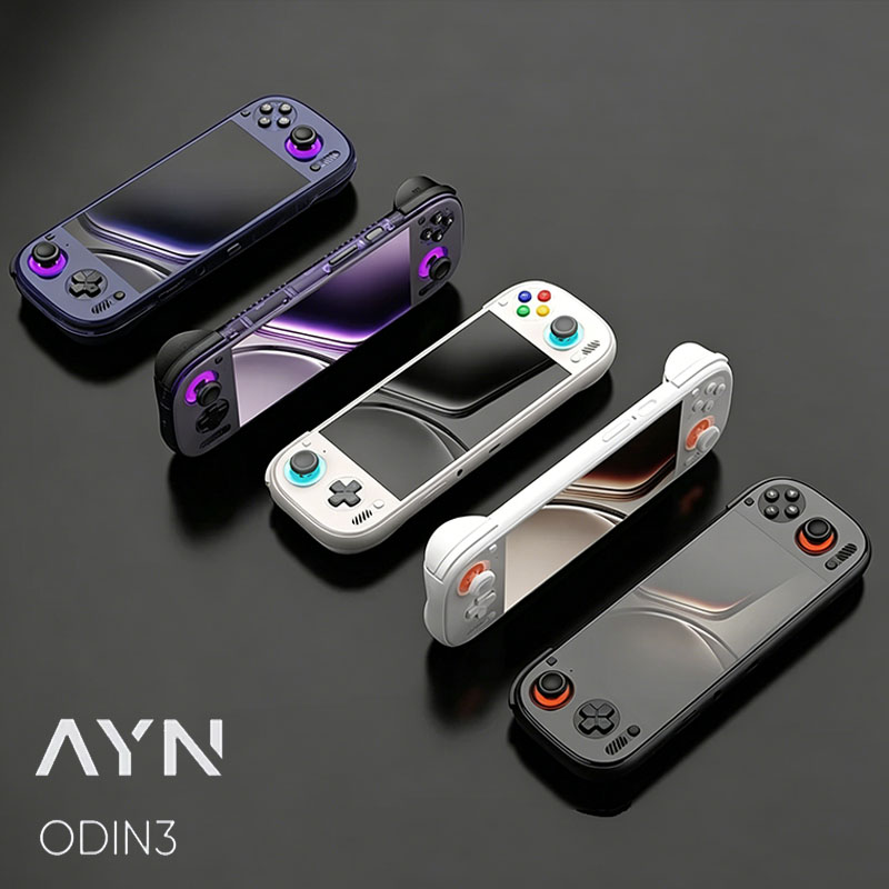 AYN ODIN3 6''IPS Layar 4K Ultr - Gaming Console Old School ulasan dan harga