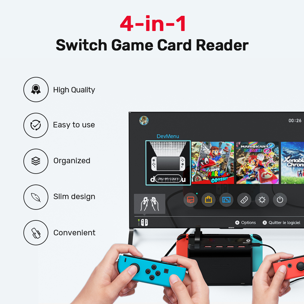 G1002D Pembaca Kartu Game Port - Gaming Card Holder ulasan dan harga