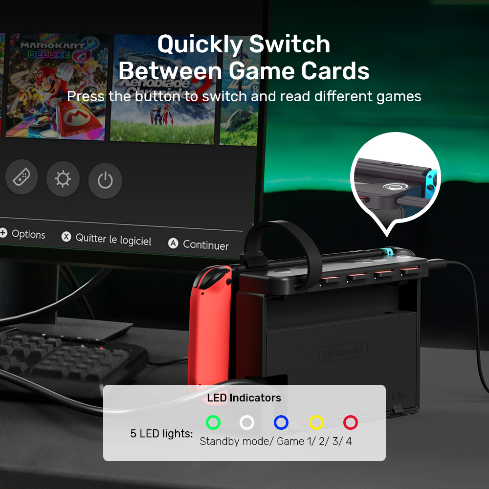 G1002D Pembaca Kartu Game Port - Gaming Card Holder ulasan dan harga