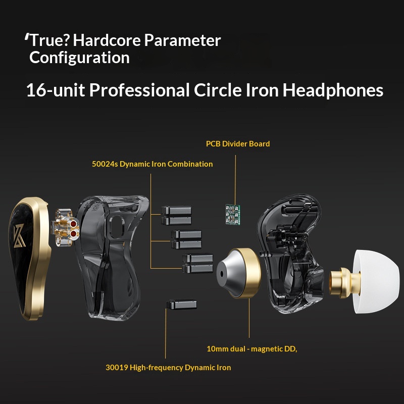 KZ ZAS Earphone Berkabel Metal - Gaming Headset Wired ulasan dan harga