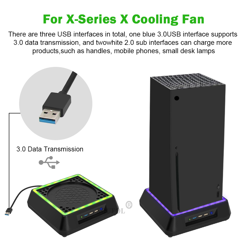Untuk Konsol Xbox Seri X Kipas - Console Cooling Fan ulasan dan harga