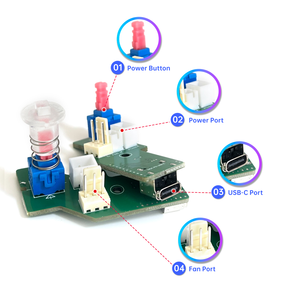 Kit Adaptor Daya USB Tipe C un - Console Cooling Fan ulasan dan harga