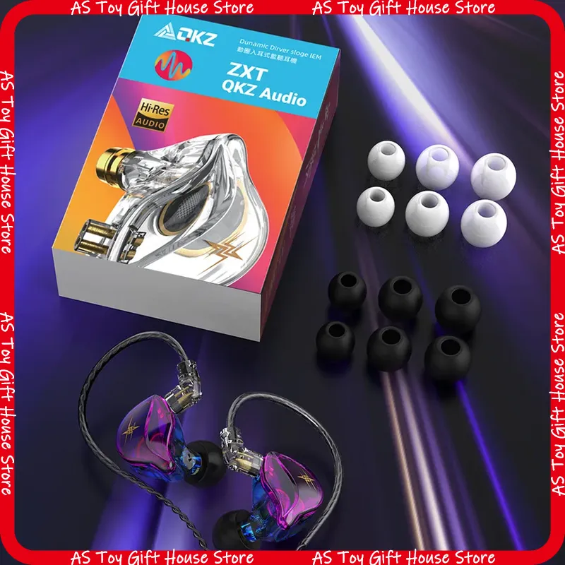 QKZ ZXT Headphone In-Ear Berka - Gaming Headset Wired ulasan dan harga