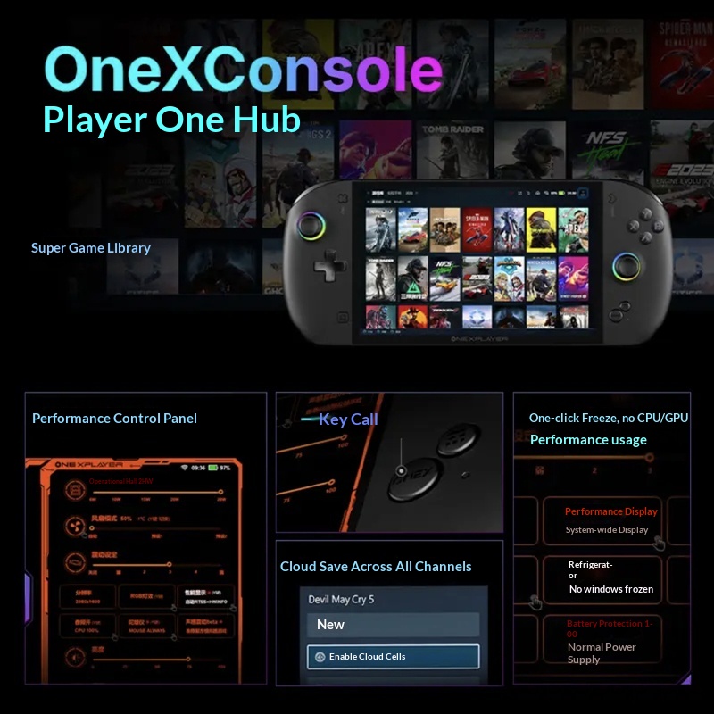 OneXPlayer APEX Air Perangkat  - Zotac Gaming Console ulasan dan harga
