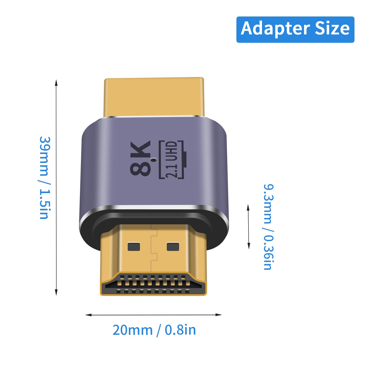 Adaptor HDMI Male to Male 8K,  - Hdmi Cable 2.1 ulasan dan harga