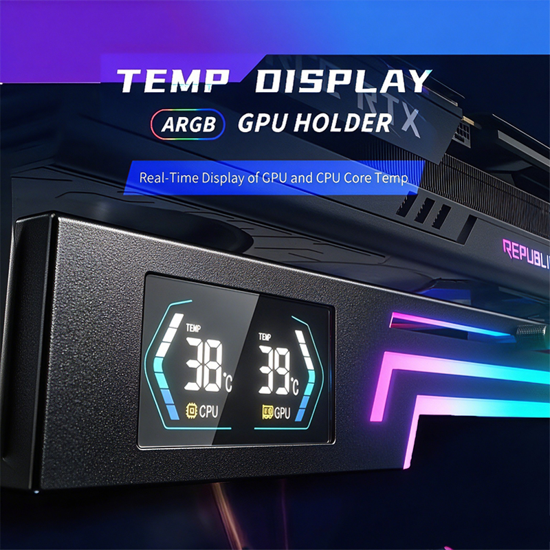 Penyangga Kartu Grafis Horizon - Gaming Card Holder ulasan dan harga