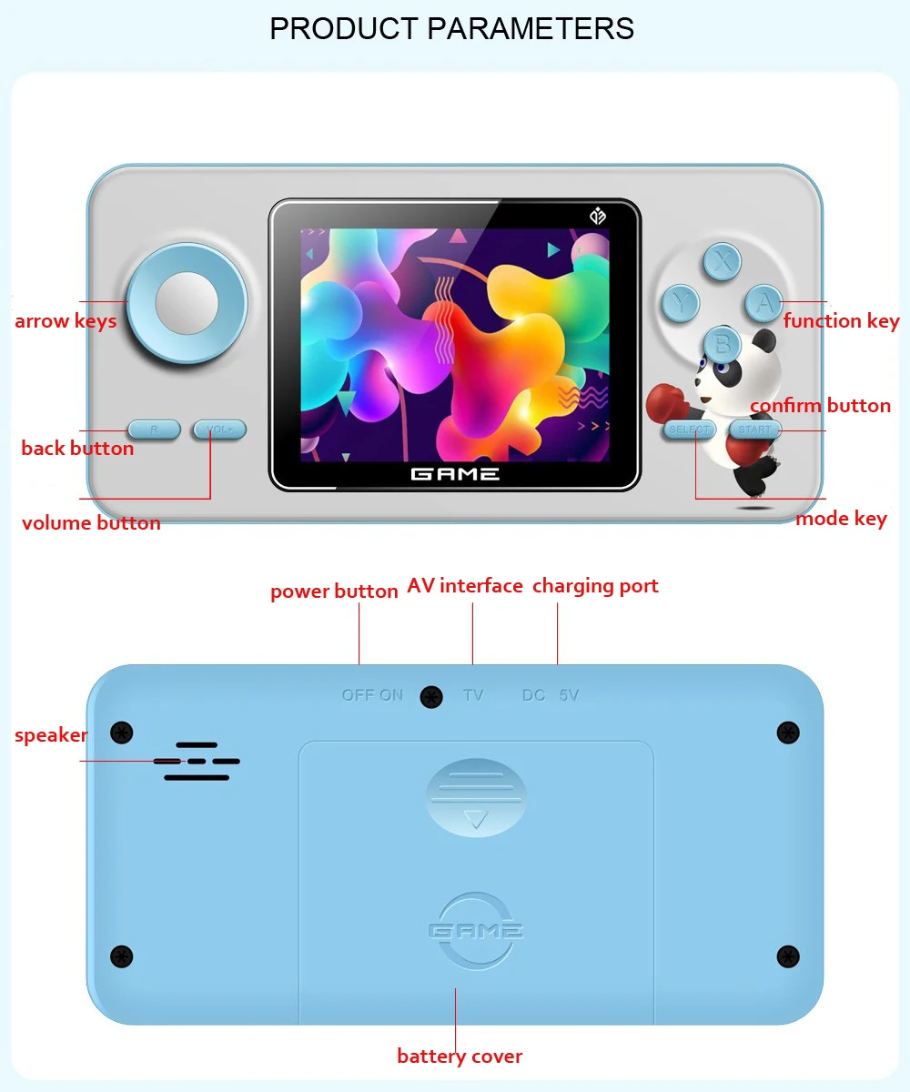 Konsol Video Game Retro S5 Min - Gaming Console For Kids ulasan dan harga