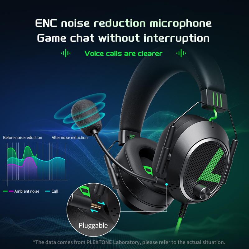 PLEXTONE G810 Headphone Gamer  - Gaming Headset Wired ulasan dan harga